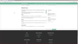 WebsiteTools Presentation