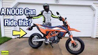 A BEGINNER Motorcycle: KTM 690 SMC R? | Supermoto