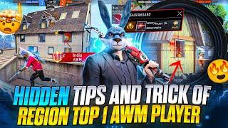 HIDDEN TIPS AND TRICKS  OF TOP 1 AWM PLAYER   -para SAMSUNG A3,A5,A6,A7,J2,J5,J7,S5,S6,S7,S9