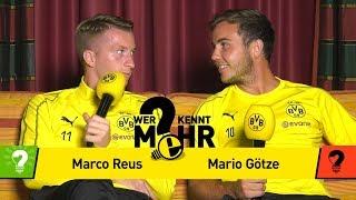 Marco Reus vs. Mario Götze | Wer kennt mehr? - Das BVB-Duell