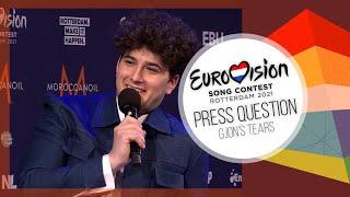 PRESS QUESTION ► Gjon's Tears (Switzerland Eurovision 2021)