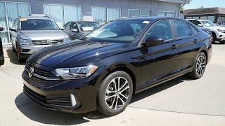 2023 Volkswagen Jetta Sport Deep Black Pearl | Video Tour with Angel