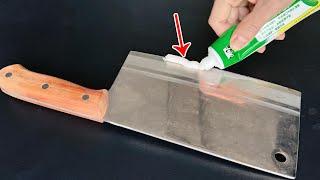 Dull Knife? Try This Trick to Sharpen It Instantly包丁が鈍い？この技で瞬時に鋭く칼이 무뎌졌나요?이 방법으로 즉시 날카롭게菜刀钝了立刻变锋利