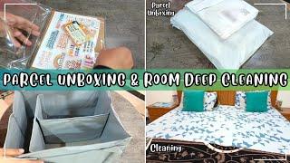 ROOM DEEP CLEANING || PARCELS UNBOXING & EMBRACING WINTER VIBES  @worldaroundme360