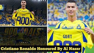 Cristiano Ronaldo Honored by Al Nassr Team And Fans  | Al nassr Vs Al Ahli | Last Minute Own goal