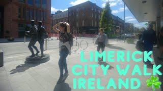 Walk around limerick City Centre Ireland ️   4K