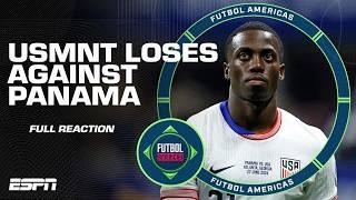 FULL REACTION to United States losing vs. Panama  Weah’s red card changed the game