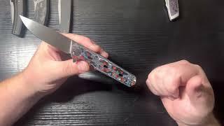 First impressions of the new We knife co NAVO in nebula fat carbon!