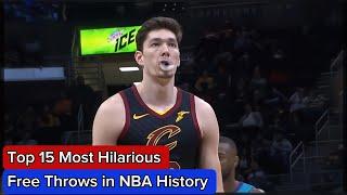 Top 15 Funniest Free Throw FAILS in the NBA