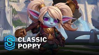 Classic Poppy Wild Rift Skin Spotlight