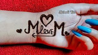 DIY Couple tattoo Mehndi Designs for hands || M️M Couple #Tattoo #Mehndi Designs || Mehndi Web