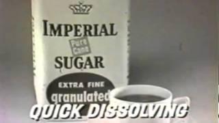 1964 Imperial Sugar Impy in the Coffee Cup TV Commercial