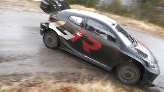 Sami Pajari Testing MONTE CARLO 2025 / Yaris WRC 1 / flat out