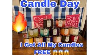 I GOT ALL MY CANDLES FREE - CANDLE DAY - BATH & BODY WORKS - VLOGMAS DAY 7