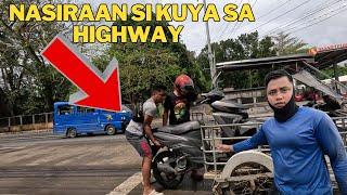 PAGTULONG KAY KUYA NASIRAAN SA HIGHWAY NG SARIAYA@anthonyjaballa5323