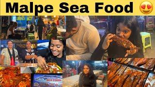 Malpe Sea FoodRakshita tulu talks #rakshita #tulupaterga #tulu #malpebeach #fish #seafood #udupi