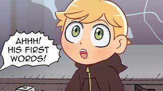 Adrien's First Words! Miraculous Ladybug Comic Dub