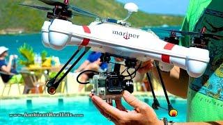 WORLD'S FIRST!  'Mariner' Drone with WATERPROOF GIMBAL, FPV & filming in 4K from BVI, CARIBBEAN!