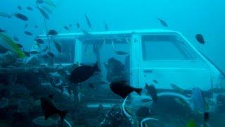 Artificial Reef Creation with an old Car | Temple Adventures, Pondicherry