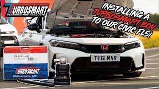 Installing a Turbosmart Kompact Blow Off Valve (BOV) on our Civic Type R FL5!