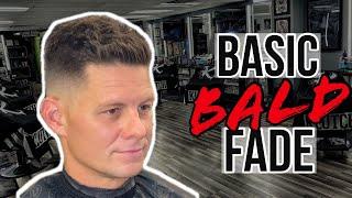 BASIC BALD FADE  Easy step by step Mid Fade