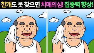 [두뇌개발]치매가 아니라면 한개는 찾을수있습니다!ㅣ인지능력 훈련ㅣ집중력 테스트ㅣ1개만 찾아도 인지능력 안심하세요!