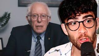 Bernie Sanders GOES OFF On Elon Musk | Hasanabi reacts