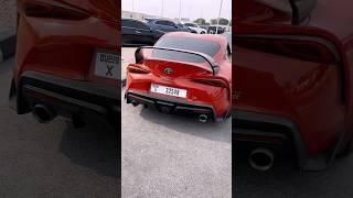 toyota supra gr 3.0 exhaust sounds #shorts #toyota #supra #exhaust #sound