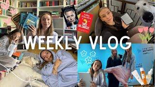 WEEKLY READING VLOG  wspaniałe kryminały, dużo książek, gala i koreańska pielęgnacja ‍️