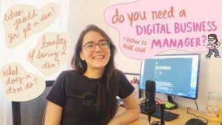 ‍ how to hire a digital business manager + benefits of having a dbm