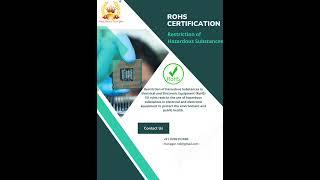 ROHS Certification | Restriction of Hazardous Substances | #royalimpactcertificationltd | 9289152686