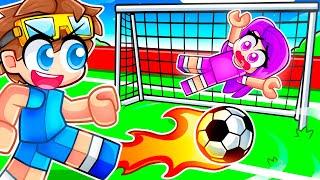 Nico vs Zoey Roblox SOCCER!