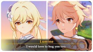 Aether and Lumine Reunite - Full Conversation (Cutscene) Bedtime Story | Genshin Impact 4.7