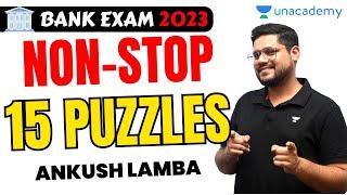 Non Stop 15 Puzzle | Bank Exams | Ankush Lamba