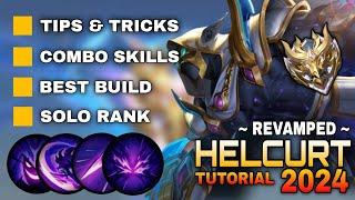 HELCURT REVAMP Tutorial & Guide 2024 (English): Skills, Combo, Best Build, Tips & Tricks | MLBB