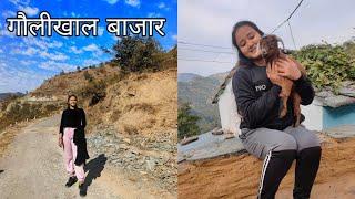 आज हम जाएंगे गौलीखाल बाजार और उडार के  ढैय्या /Pauri Garhwal/ Vlogger Piya