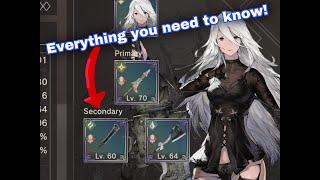 Secondary Weapons Everything You Need To Know! Nier Reincarnation