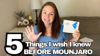 5 Things I wish I knew BEFORE starting Mounjaro