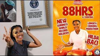 Guinness World Record: Hilda Baci gets one-year free flight tickets | Hilda baci Cooking Marathon