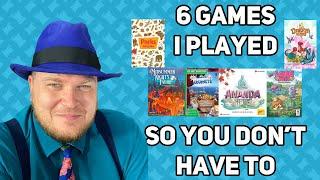 6 Games I Played So You Don’t Have To - with Tom Vasel