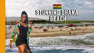 I FOUND THE MOST BEAUTIFUL BEACH IN ACCRA, GHANA | LIVING IN GHANA ALONE AS A WOMAN