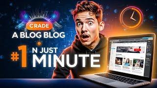 Create a Blog Website in 1 Minute with AI!