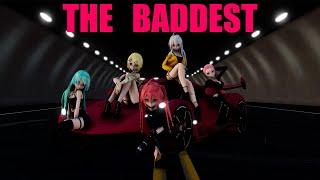 【MMD】• (G)I-DLE, Bea Miller, Wolftyla • 【 K/DA 'The Baddest'】 • Teto, Luka, Miku, Rin,