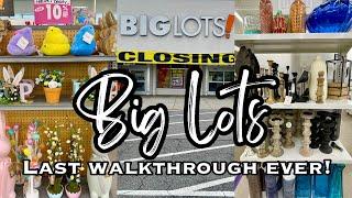 BIG LOTS 2025 SHOP WITH ME • LAST BIG LOTS VIDEO EVER!