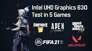 Intel UHD Graphics 630 in 2020 - Test in 5 Games