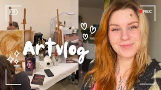 Artvlog  přišla jsem o hlas, první workshop a dáreček od fanynky