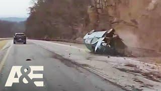 Aggressive Driver SLAMS into Granite Wall at Highway Speed | Road Wars | A&E