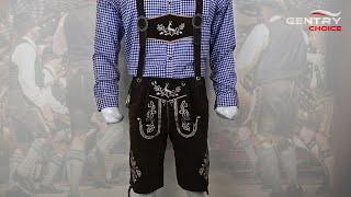 Unleash Your Inner Bavarian Style | with Trendy Suede Leather Short Lederhosen for Men