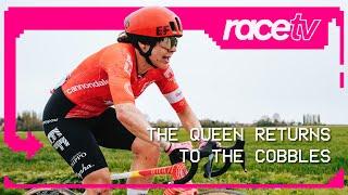 OUR QUEEN RETURNS | RaceTV | Paris Roubaix Femmes | Alison Jackson | EF Pro Cycling