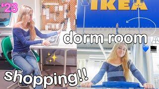 dorm room shopping vlog!